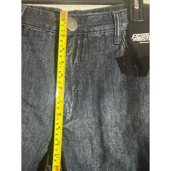 FIGHTING ROOSTER Denim Travel Shorts Mid Rise 9" Inseam Men's Size 30 Blue NWOT - Picture 11 of 12